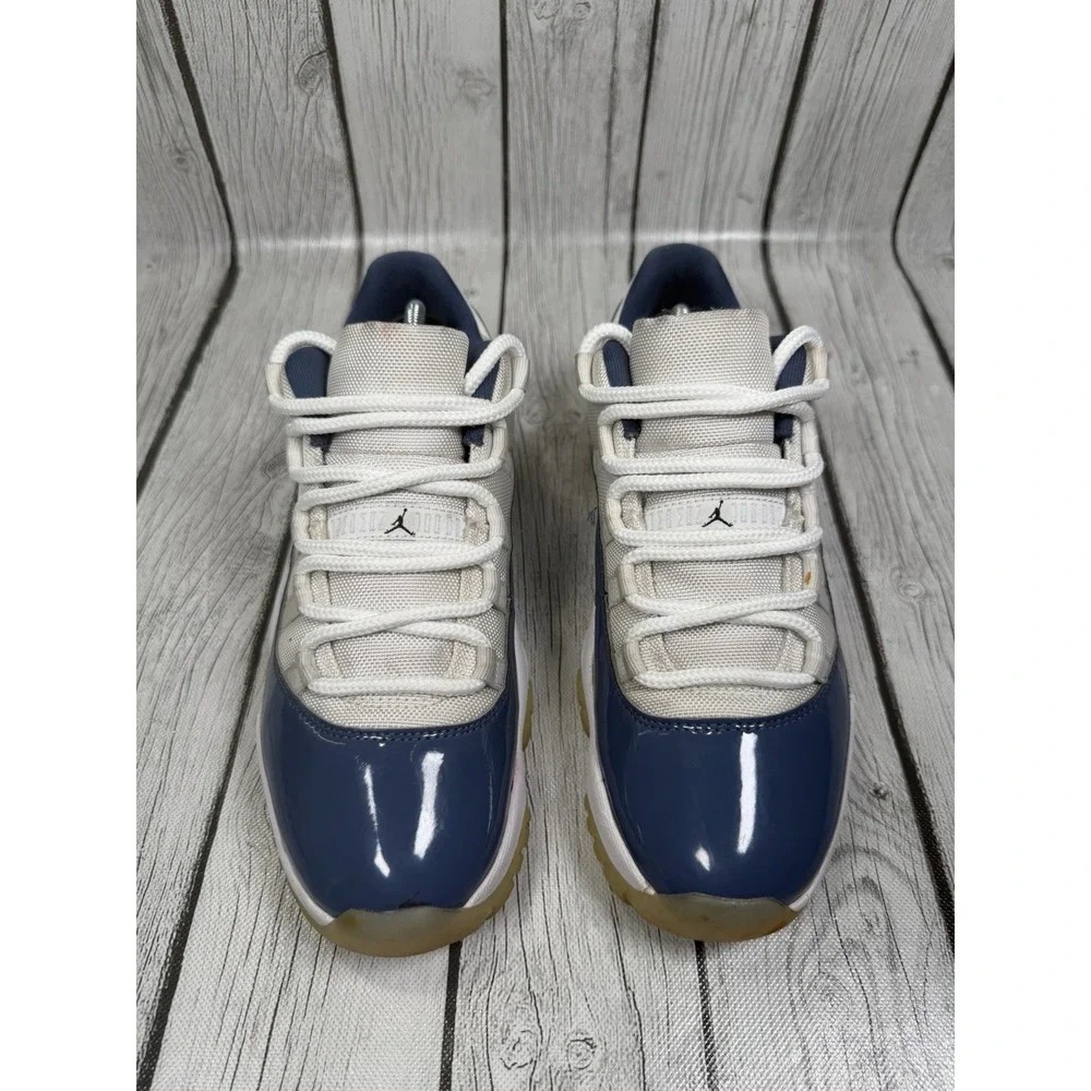 Jordan 11 Retro Low Legend Blue White Men's Size 8.5 Sneaker FV5104-104 No Box
